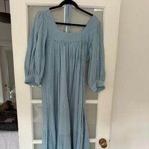 Christy Dawn Silk Sundress / Blue